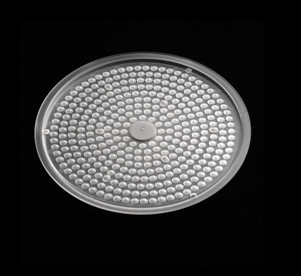 Wysokiej wydajności 200 W okrągła przezroczysta soczewka optyczna PC dla UFO Highbay Light